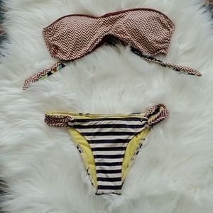 Volcom two piece swim